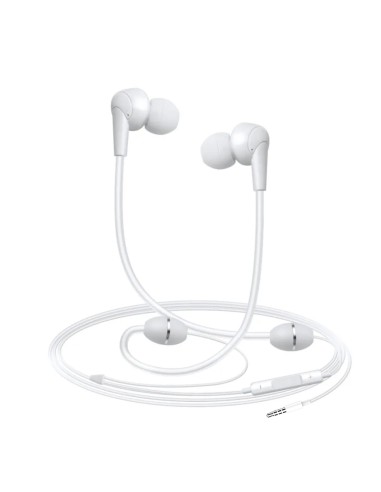 Oreillette anti ondes ibrain à tube à air sthétoscopique blanche FC26 -2