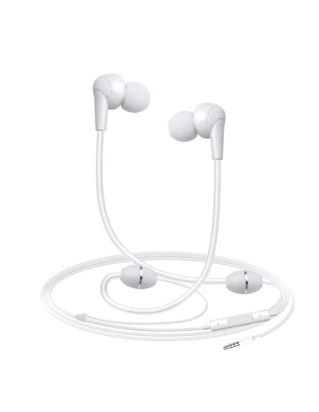 Oreillette anti ondes ibrain à tube à air sthétoscopique blanche FC26 -2