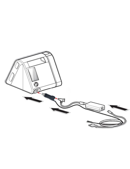 Câble mise à la terre du respirateur Löwenstein Prisma Smart  à douille cylindrique Générique - 3