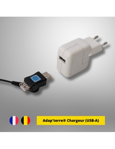 Adaptateur de mise à la terre pour chargeur USB-A (adap'terre®)  - 3