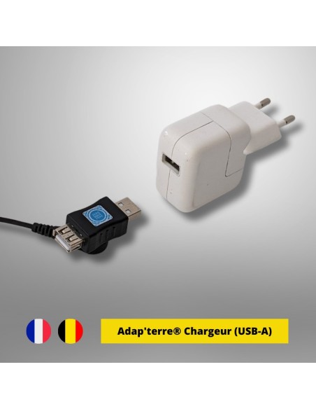 Adaptateur de mise à la terre pour chargeur USB-A (adap'terre®)  - 3