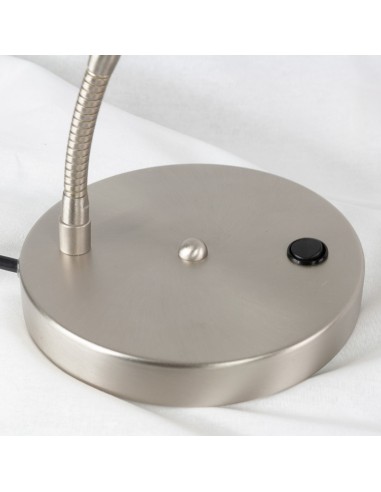 Lampe de table blindée en acier et aluminium brossé DANELL -  Biologa Danell -12