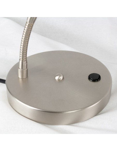 Lampe de table blindée en acier et aluminium brossé DANELL -  Biologa Danell -12