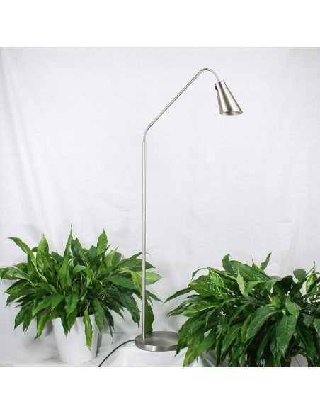 Lampadaire blindé en acier et aluminium brossé - Biologa Danell DANELL - 2