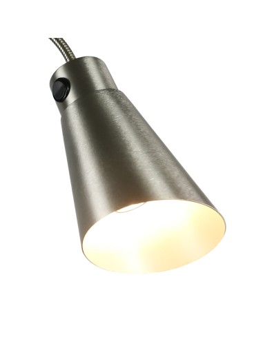 Lampadaire blindé en acier et aluminium brossé - Biologa Danell DANELL - 8