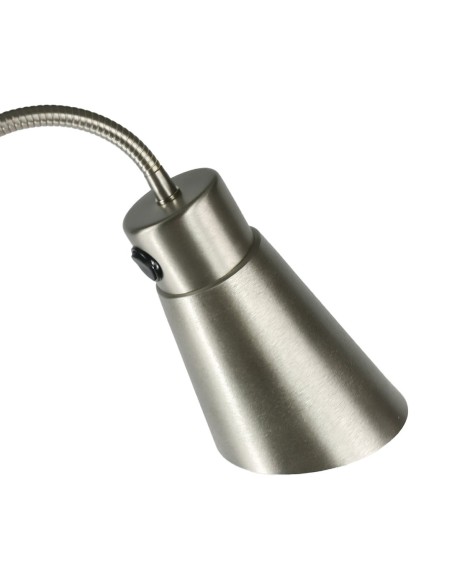 Lampadaire blindé en acier et aluminium brossé - Biologa Danell DANELL - 4