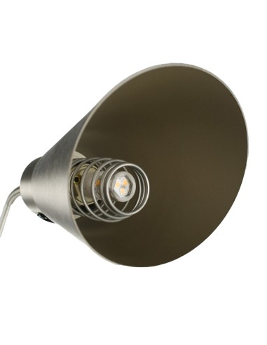 Lampadaire blindé en acier et aluminium brossé - Biologa Danell DANELL - 7