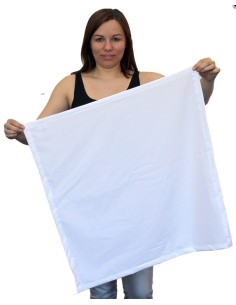 Bandeau anti ondes en tissu steel-gray (70x70cm) 2