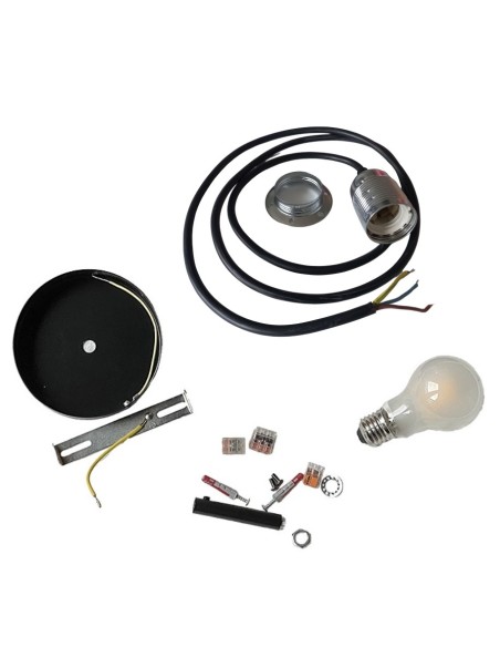 Lampe suspendue blindée en bois "baluka" Geotellurique.fr - 15