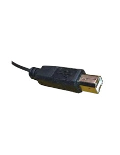 Câble USB de type B de mise à la terre à douille cylindrique Générique - 1 2
