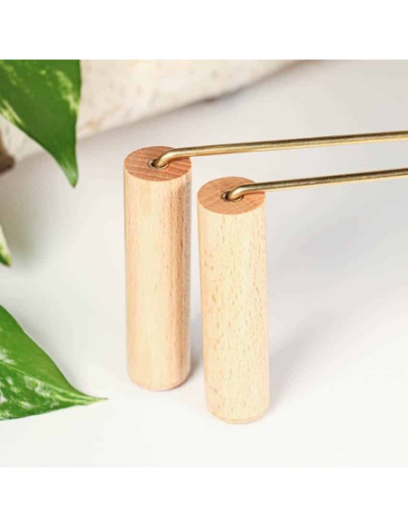 Baguettes sensitives Mini's, mini-baguettes de sourcier en bois naturel  - 3 Baguettes sensitives Mini's, mini-baguettes de sourcier en bois naturel  - 3