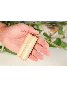 Baguettes sensitives Mini's, mini-baguettes de sourcier en bois naturel  - 1 2