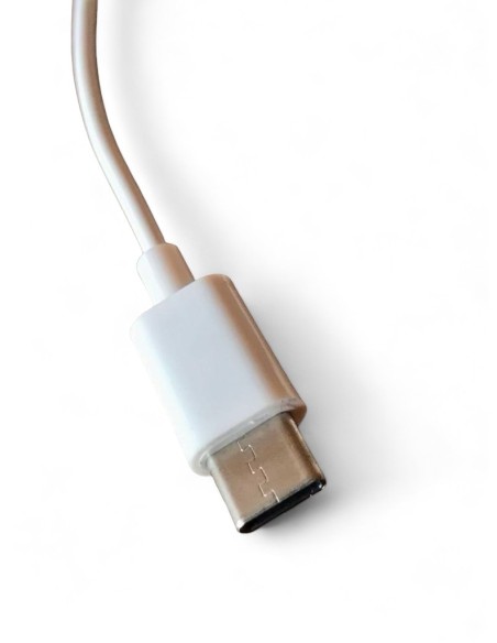 Câble USB-C blanc de mise à la terre à douille cylindrique - 3