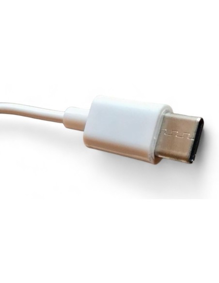 Câble USB-C blanc de mise à la terre à douille cylindrique - 2