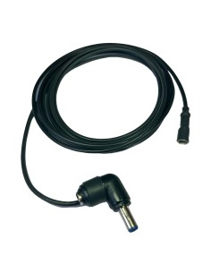 Câble de mise à la terre à fiche d'alimentation de ø ext 5,5mm à douille cylindrique Générique - 1 2