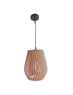 Suspension luminaire blindée en bois Baluka - Lames inclinées Geotellurique.fr - 24 2