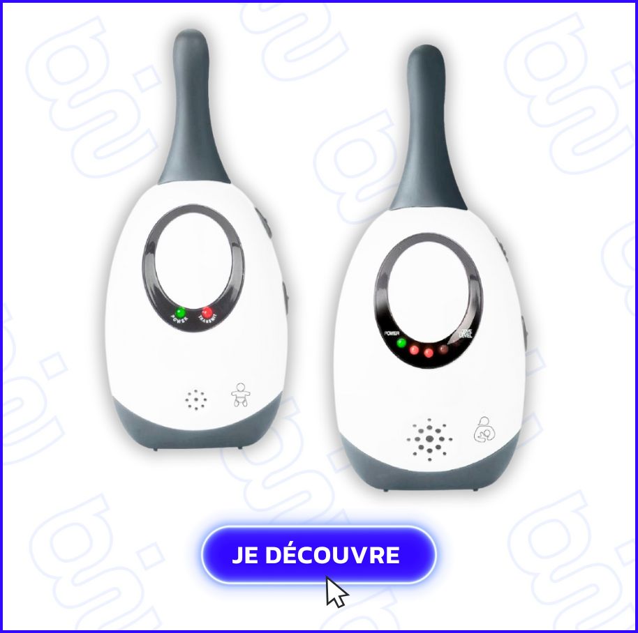 Babyphone sans ondes analogique vox - Simply Care