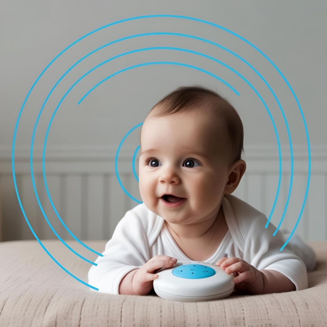 Bébé avec beacoup d'ondes + caméra vidéo