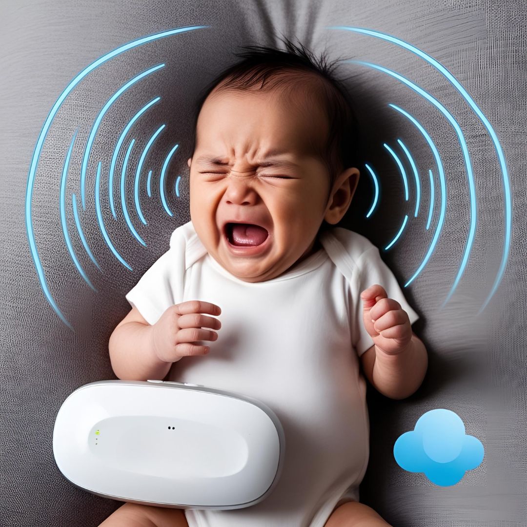 Bébé avec beacoup d'ondes