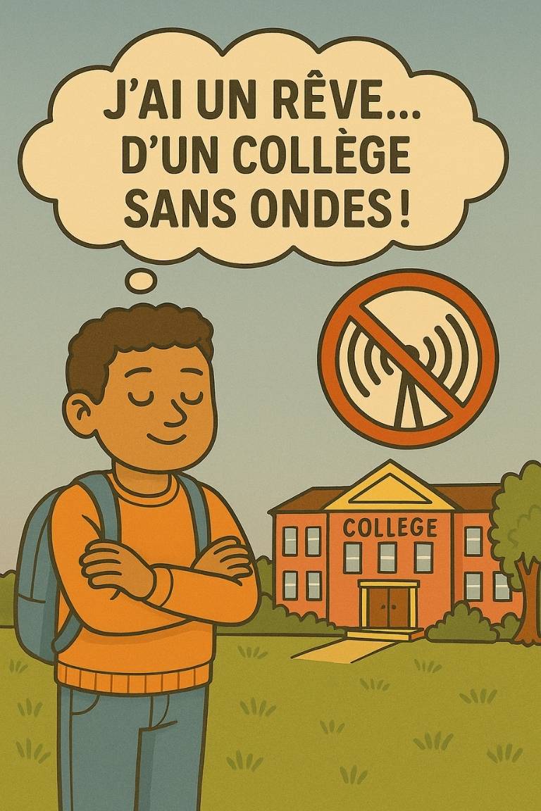 Interdiction du portable au collège et un collège sans ondes