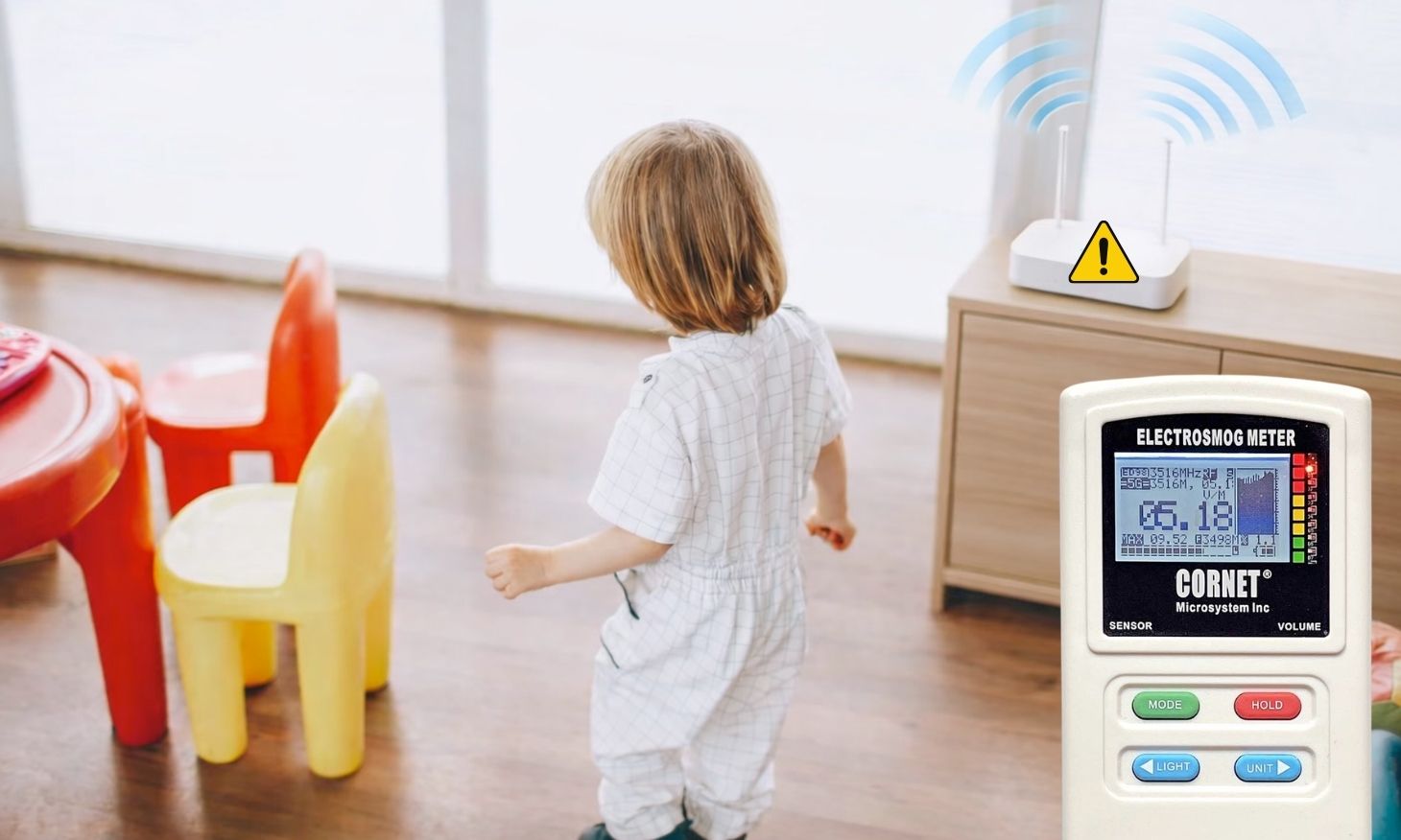 Loi abeille - Geotellurique.fr - loi abeille petite enfance - utilisation d'un détecteur d'ondes dans une crèche.