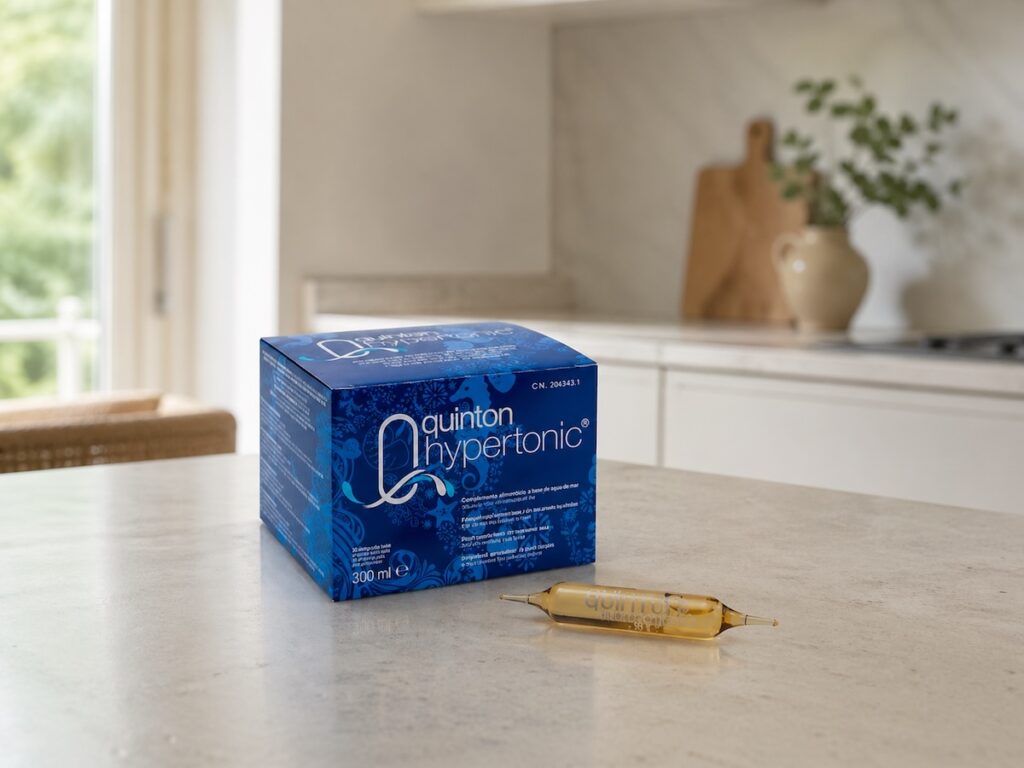 Ampoules d'eau de mer hypertonique de Quinton