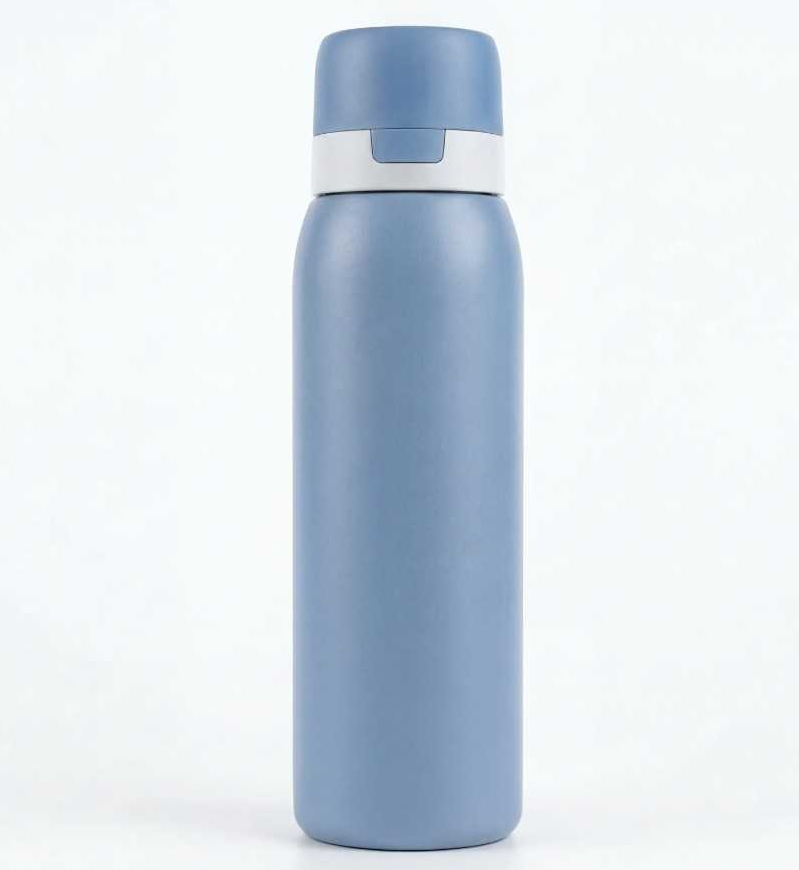 Gourde filtrante URBAN SOURCE en inox pour un usage nomade au bureau et en voyage