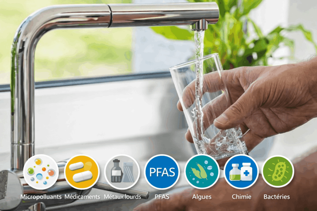 Listes des polluants pouvant être contenu dans l'eau