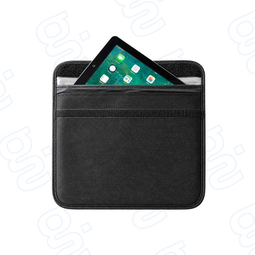 Grande pochette faraday anti-ondes pour tablettes et objets connectés