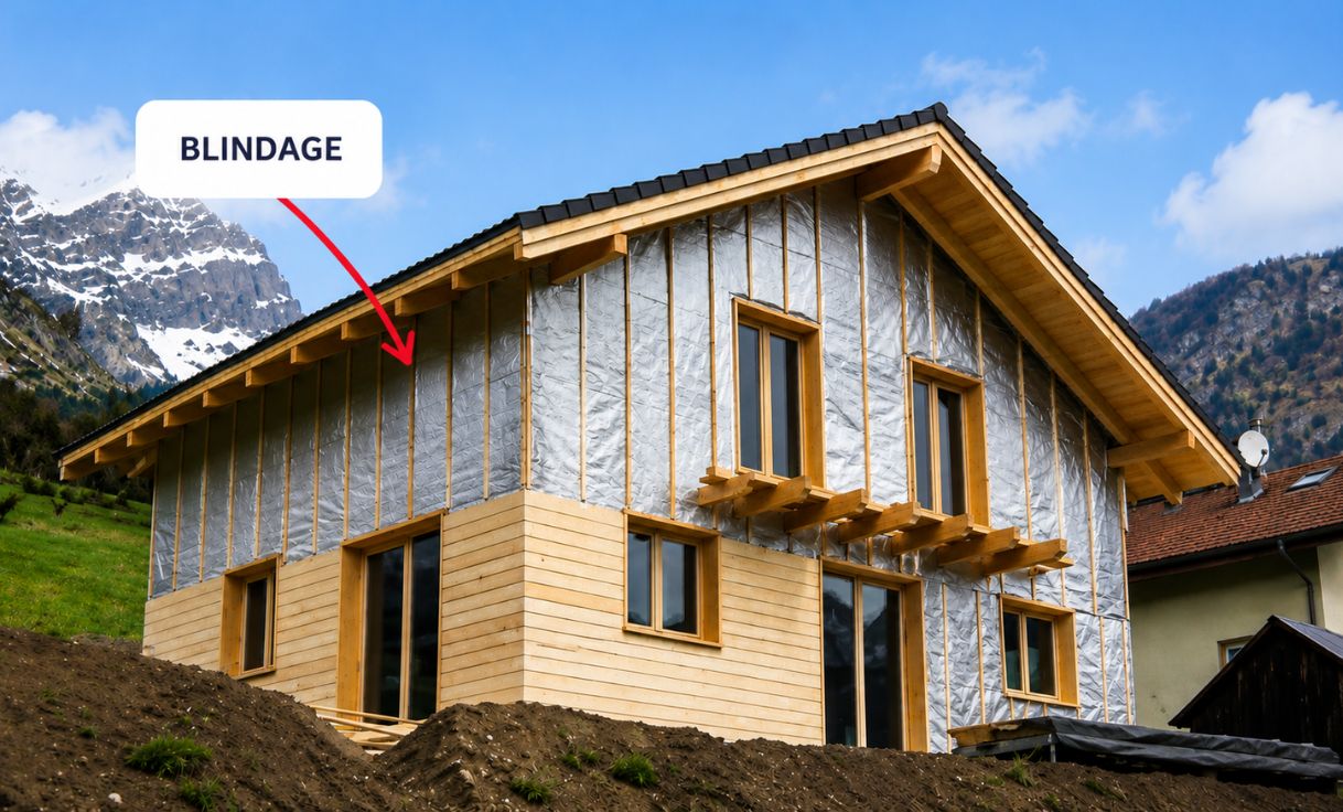 electrosensibilité : mon parcours de reconstruction et de mieux-être - Blindage d'un chalet pour EHS