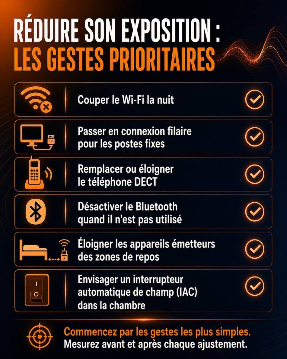réduire les sources d’exposition prioritaires