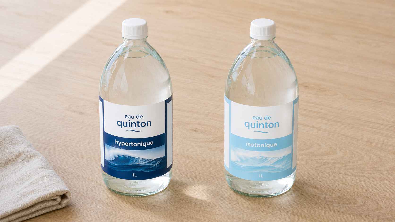 Eau de mer hypertonique ou isotonique