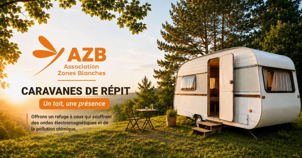 Caravanes de Répit : offrir un refuge aux personnes électrosensibles en difficulté