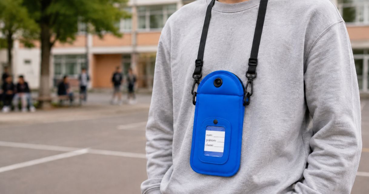 Pochette téléphone au collège, la solution anti-ondes pour la pause numérique