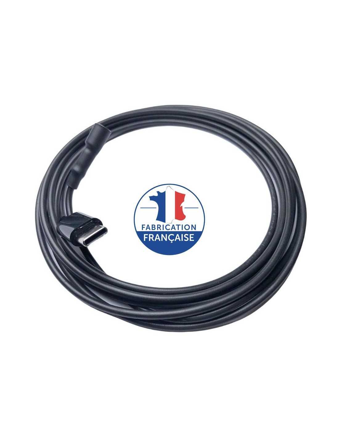 Câble USB-C de mise à la terre à douille cylindrique