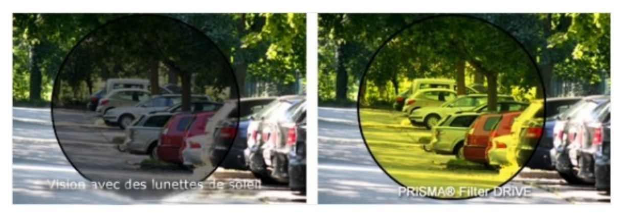 PRiSMA Clip-On DRiVE85 Filtre Lumière Bleue 85% - Lunettes Anti-Éblouissement Jour Et Nuit Pour Conducteurs