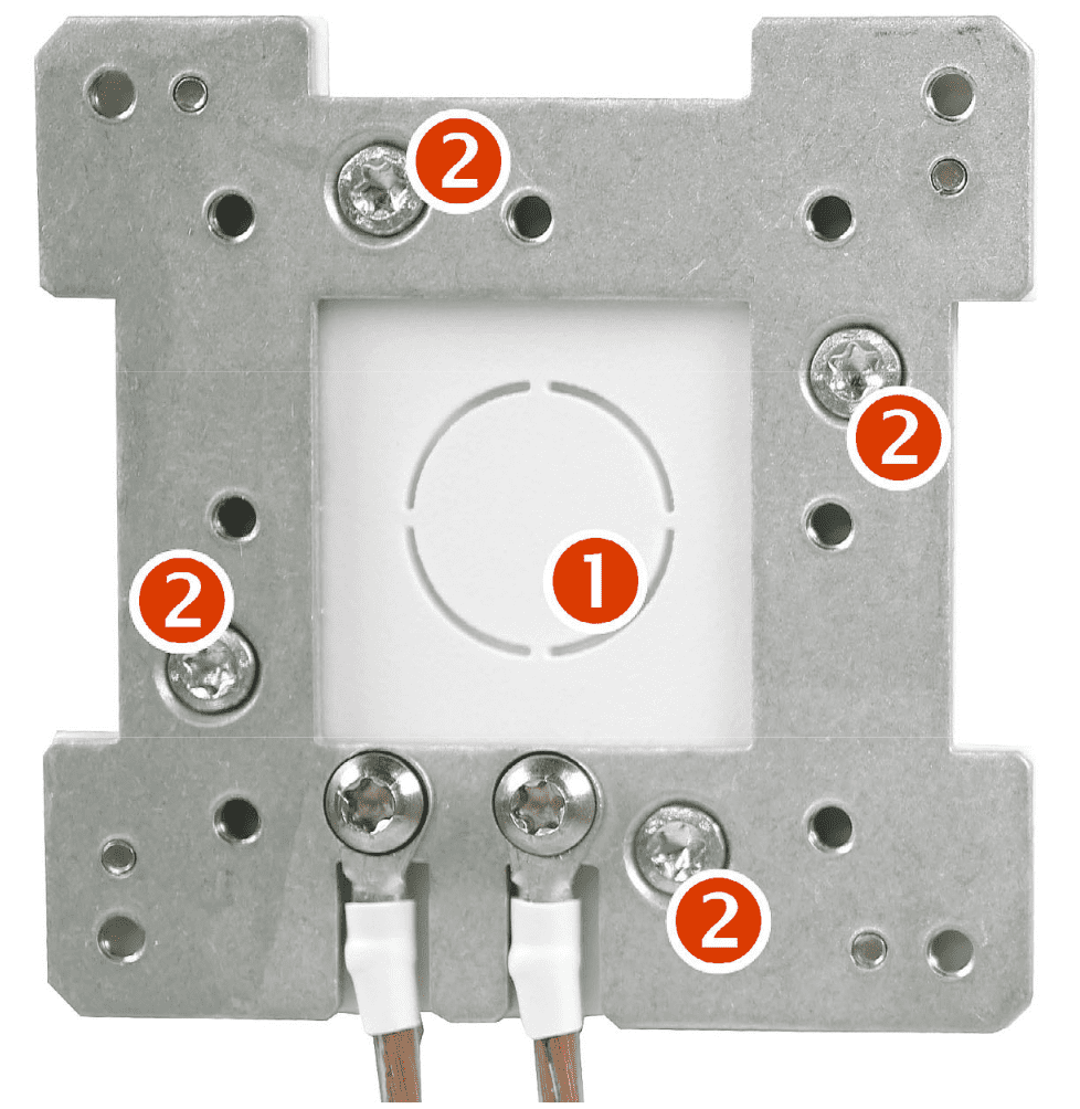 Mise en oeuvre Plaque de mise à la terre 80x80 mm |YSHIELD® GF3