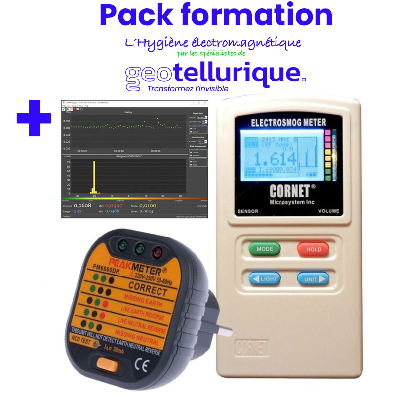 Testeur de prise de terre et différentiel 30 mA Peakmeter PM6860DR